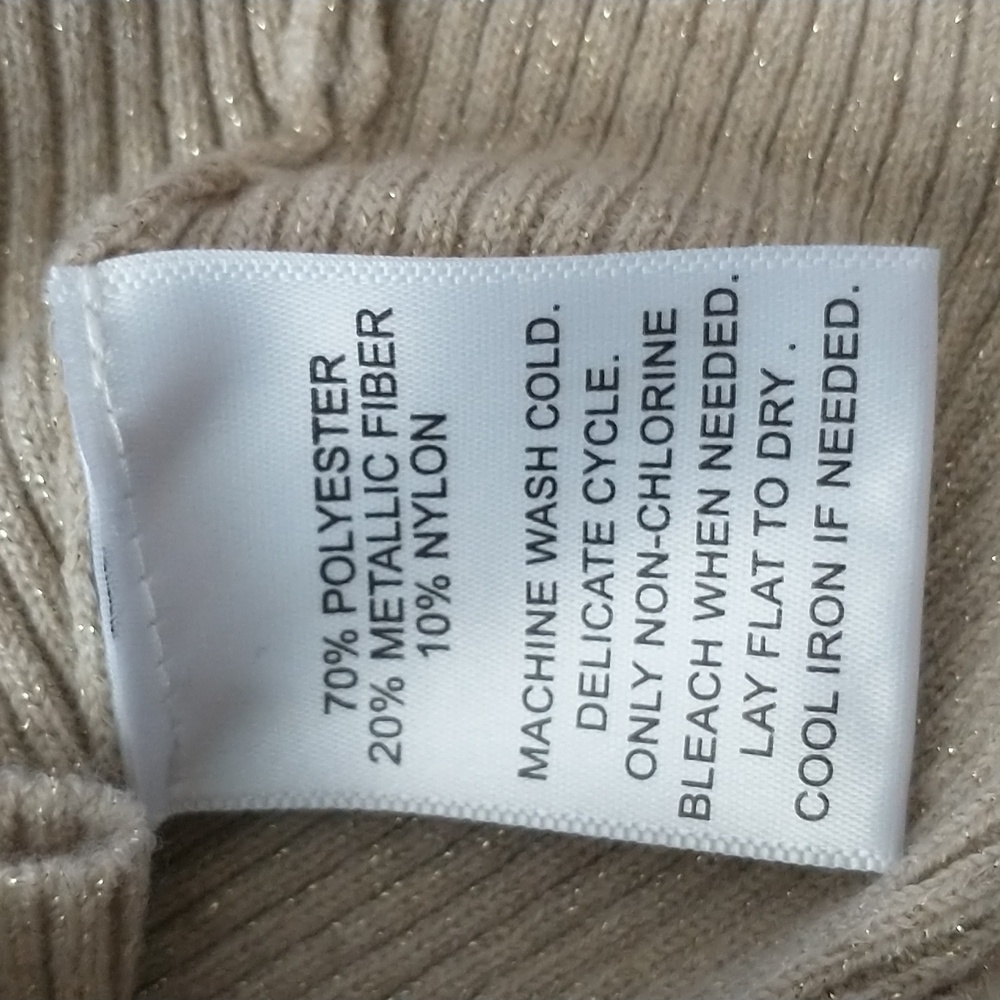 NWT Jessica Simpson Stylish Cream Pull-On Cut-Out Twist-Front Sweater. Size-L - Picture 13 of 16